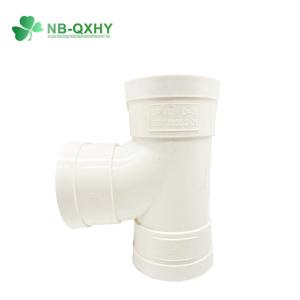 Wholesale Equal Tee PVC Water Drainage Fitting Wall Thickness Pn10 for Bathroom Drainage System from china suppliers