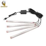 12 LED RGB Colorful Car Interior Bike Decoration Light Strip APP Remote