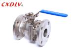 Class 150LB CF8 Stainless Steel Flanged Ball Valve 2 Inch Operating By Handle