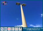 High Mast Galvanized Steel Transmission Poles Octagonal Shape For Parking Lot