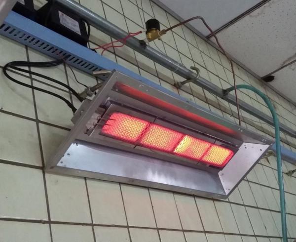 Automatic Ignition Infrared Gas Brooder Heater Direct Heating Chicken Poultry