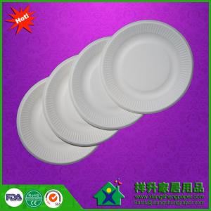 China 7 and 9 plain paper plate (no printing) on sale