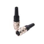Straight Plastic M16 Circular Connector REACH TPU GF 4 PIN Female