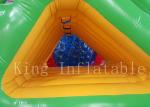 0.65mm PVC Tarpaulin Heat Sealed Inflatable Water Toy Floating Slide For Water