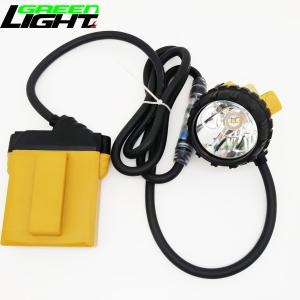 Wholesale Rechargeable 25000lux Mining Cap Lamp Led Waterproof 10.4Ah Miner Headlamp from china suppliers