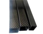High Crushing Strength And Stiffness Lightweight 100% 3K Carbon Fiber Square