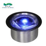 Aluminum Solar Flashing Road Studs Outdoor Garden Warning Pathway Solar Powered