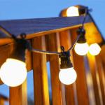 LED G50 Outdoor String Patio Lights with Shatterproof Bulbs Weatherproof