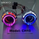 2.5 Inch Car Hid Projector Kit 12V Red White Blue Green Yellow Projector