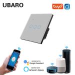 Tuya 3gang Wall Mounted Smart Wi Fi Switch Grey Type 86 European Standard With
