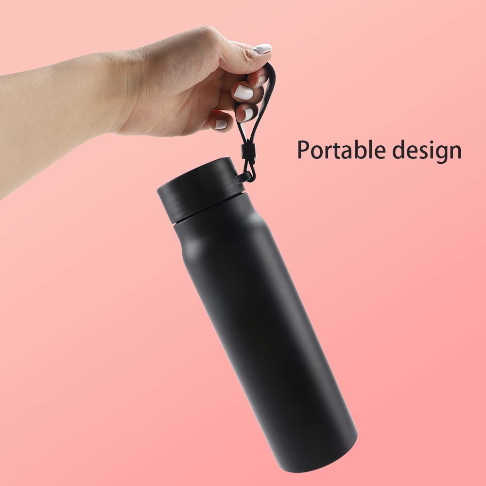 520ml Customization Hot Sell Double Wall Stainless Steel Vacuum insulated Sports Water Bottle Metal Thermos Flask With Rope