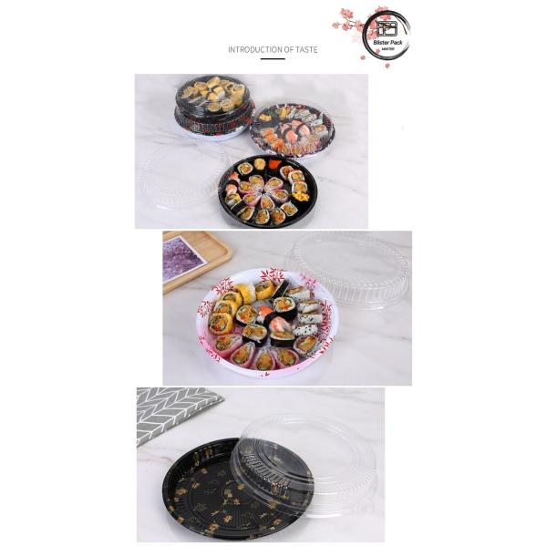 Blister Salad Box Takeaway Convenient And Eco Friendly Plastic Sushi Container