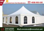 Transparent Pagoda Shaped Garden Party Marquees Tent For Business Advertising