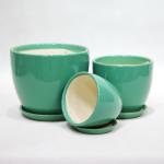 Simple Ceramic Pots High Durability For Garden Plants And Succulents