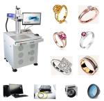 Desktop Metal Fiber Laser Marking Machine Stainless Steel Aluminium Gold Silver