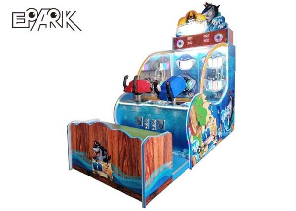 Kids King Shark Shooting Ball Redemption Game Machine Lottery Prize Tickets