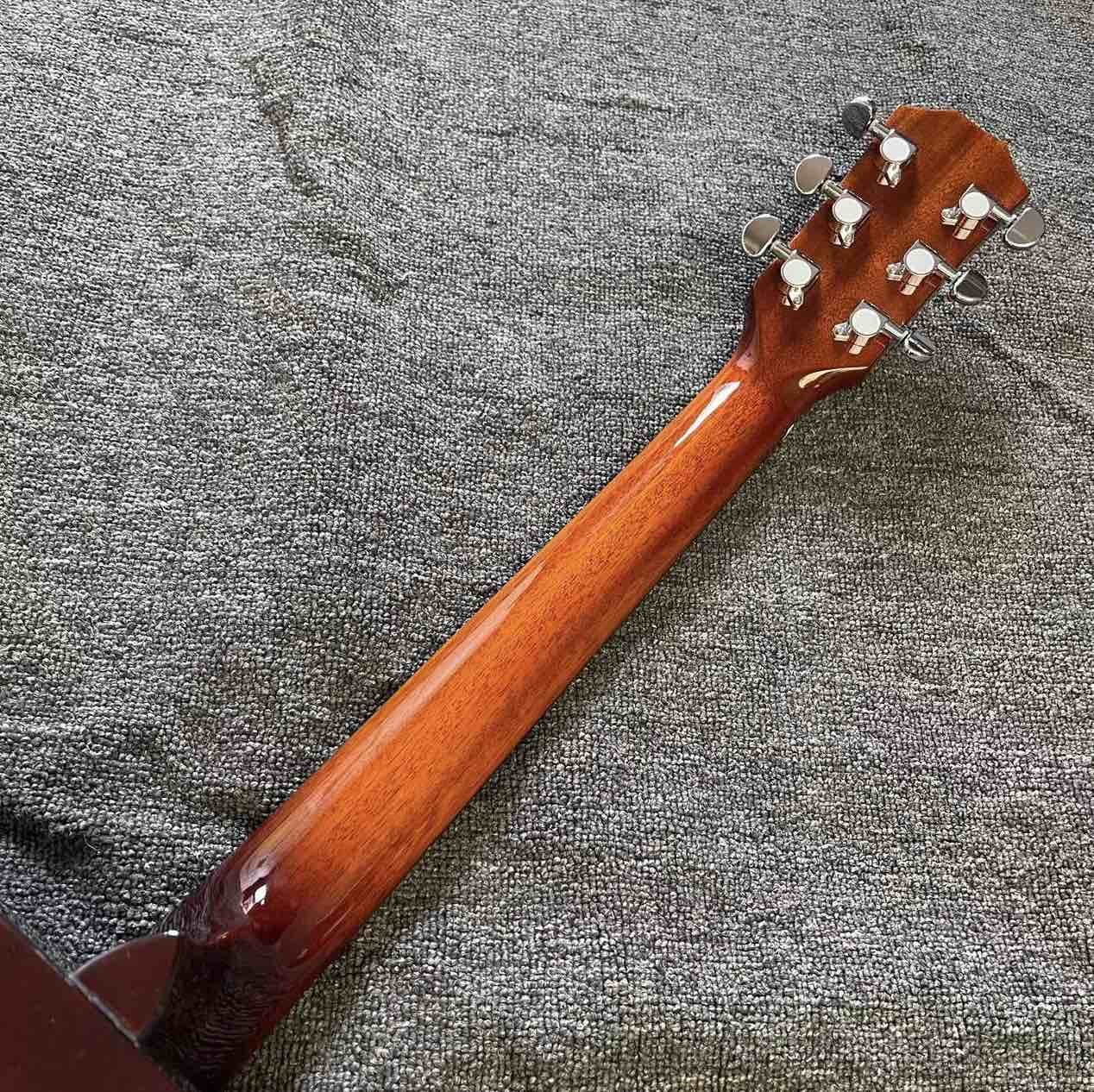 Custom 43 Inch KOA Wood Jumbo Acoustic Guitar with BB Band Electronic