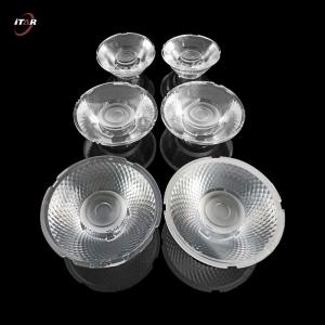 Wholesale 35mm Round LED Optical Lenses 4 In 1 PMMA PC Material For Focus Light from china suppliers