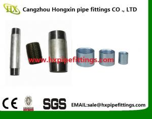 DIN EN 10226-1 coupling female -thread black and galvanized steel pipe sockets