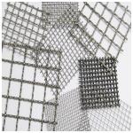 Weather Resistant Lock Crimp Wire Mesh Pvc Coating