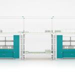 Modern design of multi-purpose student dormitory bunk bed multi-person Support