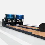 12' Bodybuilding Fitness Compact Laminate Board for Portable Mini 2 Bowling