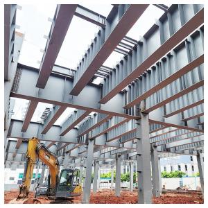 Wholesale Prefabricated Metal Storage Buildings , Sandwich Panel Steel Building Workshop Garage from china suppliers