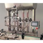 Edible Oil Filling Machine Automatic Linear Plastic Bottle Jar Lubricant /