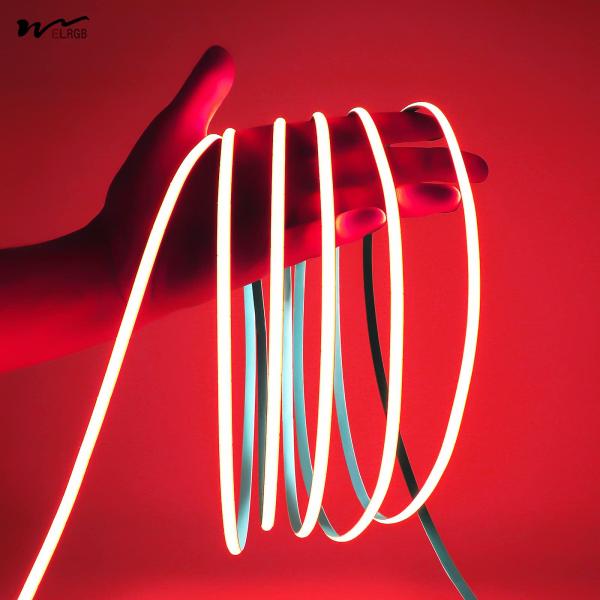 Super Bright 5mm COB LED Strip 12V Red Color RA 90 High CRI LED Tape Light