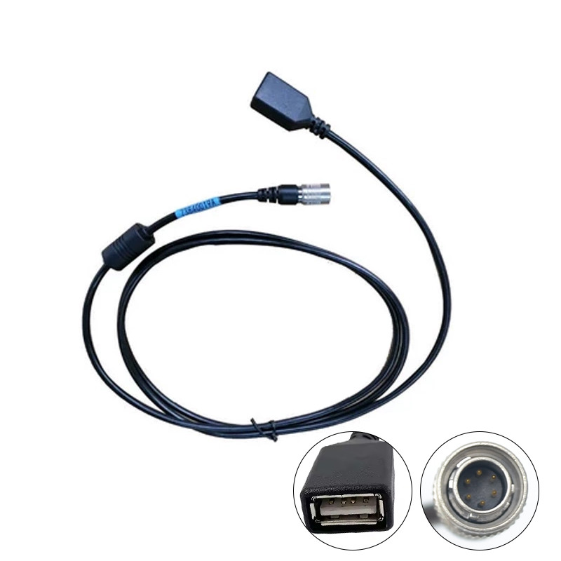 6 PIN USB RS232 USB-A Interface Data Download Cable For Trimble Survey Dini03 Dini12 Level Data Transfer Cable