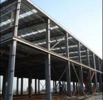 Super Capacity Warehouse Prefabricated Steel Structure , Prefab Steel Warehouse