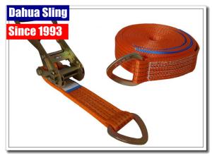 Wholesale D Ring Polyester Webbing Ratchet Tie Down Straps Load Binder Double J Hook from china suppliers