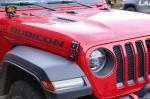 Jeep Wrangler Locking Hood Latches Kit with Heavy Duty Aluminium Alloy Red and