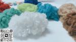 Colorful Recycled Staple Polyester Good Heat Resistance For Fabrics