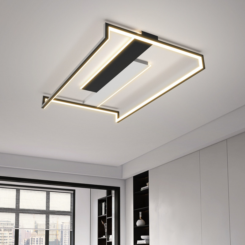 Modern Living Room Ceiling Lights Nordic Creative Atmospheric Bedroom Room square ceiling light(WH-MA-295)