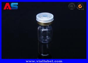 Wholesale Grey Rubber 2ml Lab Vials Injection 2ml Glass Bottles With Corks For Peptide clear glass vials from china suppliers