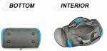 Premium Nylon Fabric Sports Gym Bag Waterproof With Shoe Compartment