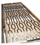 Rose Gold Metal Laser Cut Panels For Column Cover Cladding