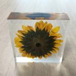 Custom Sunflower Paperweight Acrylic Globe Paperweight