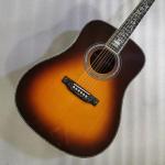 D Classic 45 Dreadnought acoustic guitar with natural Solid spruce TOP with