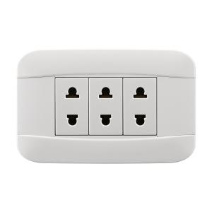Wholesale Electrical Wall Power Socket , Flame Resistant Residential Power Plug Socket from china suppliers