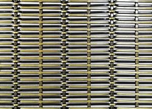 Wholesale 3m Length Antique Brass Architectural Stainless Steel Mesh For Wall Cladding from china suppliers