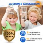 KM 9980 Refrigerator Water Filter Cartridge Replacement for Household Pre