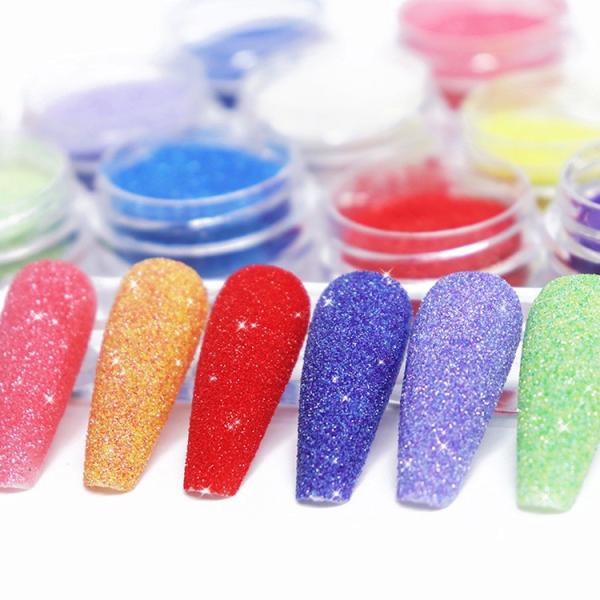 Add Sparkle to Your Nails with Lady's Nail Beauty Glitter and Sugar Glitter Nail