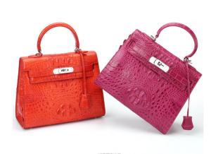 China Dongguan manufacturer sells new crocodile skin handbag for ladies with customized logo on sale