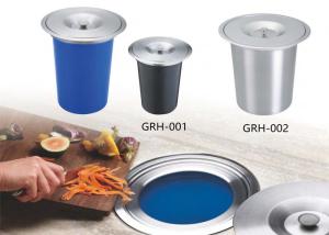 Wholesale Cabinet Kitchen Trash Can , Concealed Stainless Trash Can Built - In Structure from china suppliers