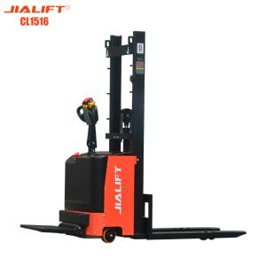 Wholesale Electric stacker(Standing on) CL1516 Rated traction weight 1500kg Lifting height1600mm Electric Reach Stacker from china suppliers