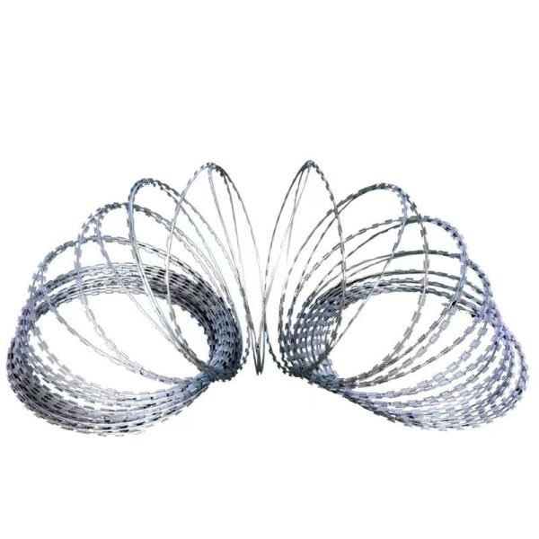 2.5mm Diameter CBT-65 BTO-22 Stainless Steel Razor Barbed Wire for Airport