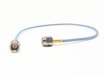 RF Custom Microwave Coax Cable Assemblies Au Plated 50Ω Impedance