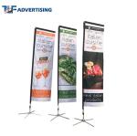 Feather Advertising Sail Signs , Teardrop Advertising Banners Robust Pole